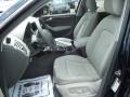 2009 Audi Q5 Light Gray Interior Front Seat Photo