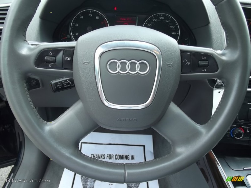 2009 Q5 3.2 Premium quattro - Deep Sea Blue Pearl Effect / Light Gray photo #11