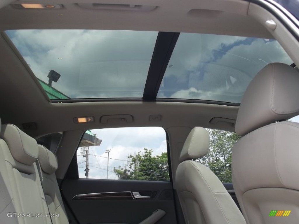 2009 Q5 3.2 Premium quattro - Deep Sea Blue Pearl Effect / Light Gray photo #26