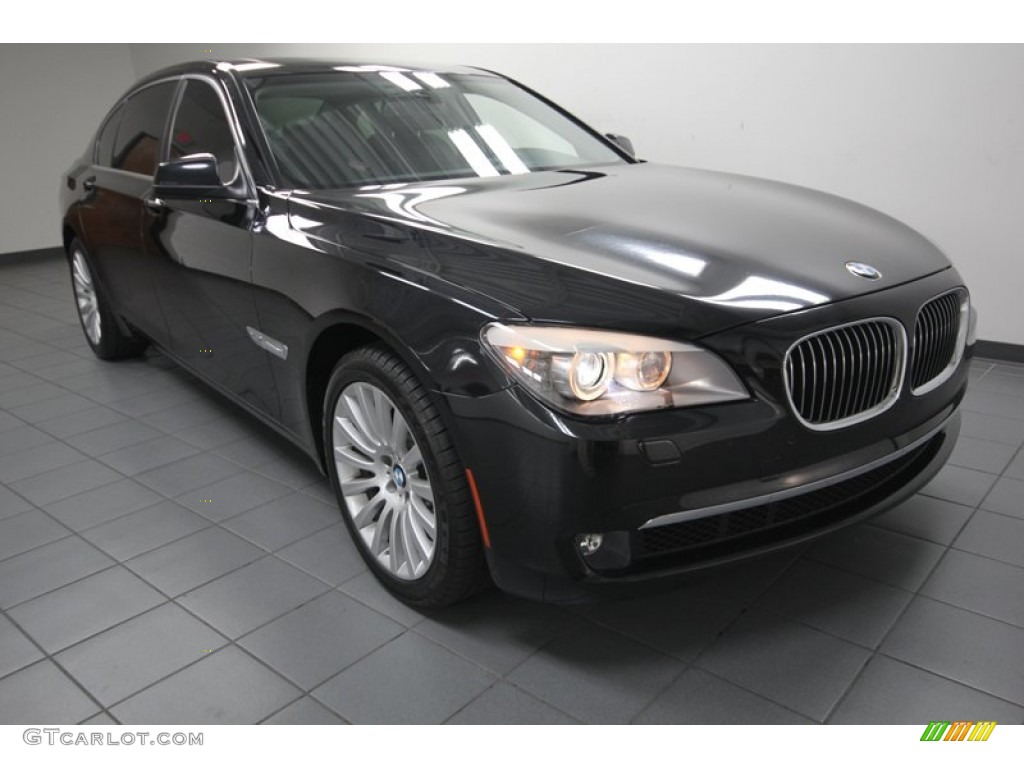 2012 7 Series 750Li xDrive Sedan - Black Sapphire Metallic / Black photo #1