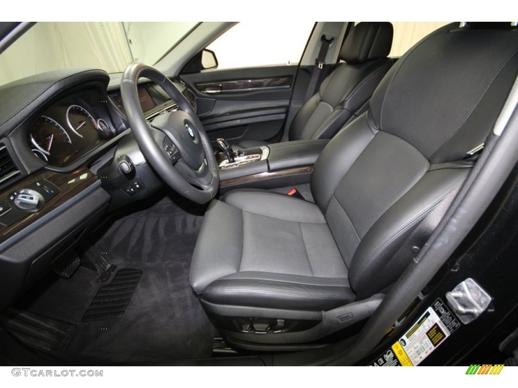 2012 7 Series 750Li xDrive Sedan - Black Sapphire Metallic / Black photo #3