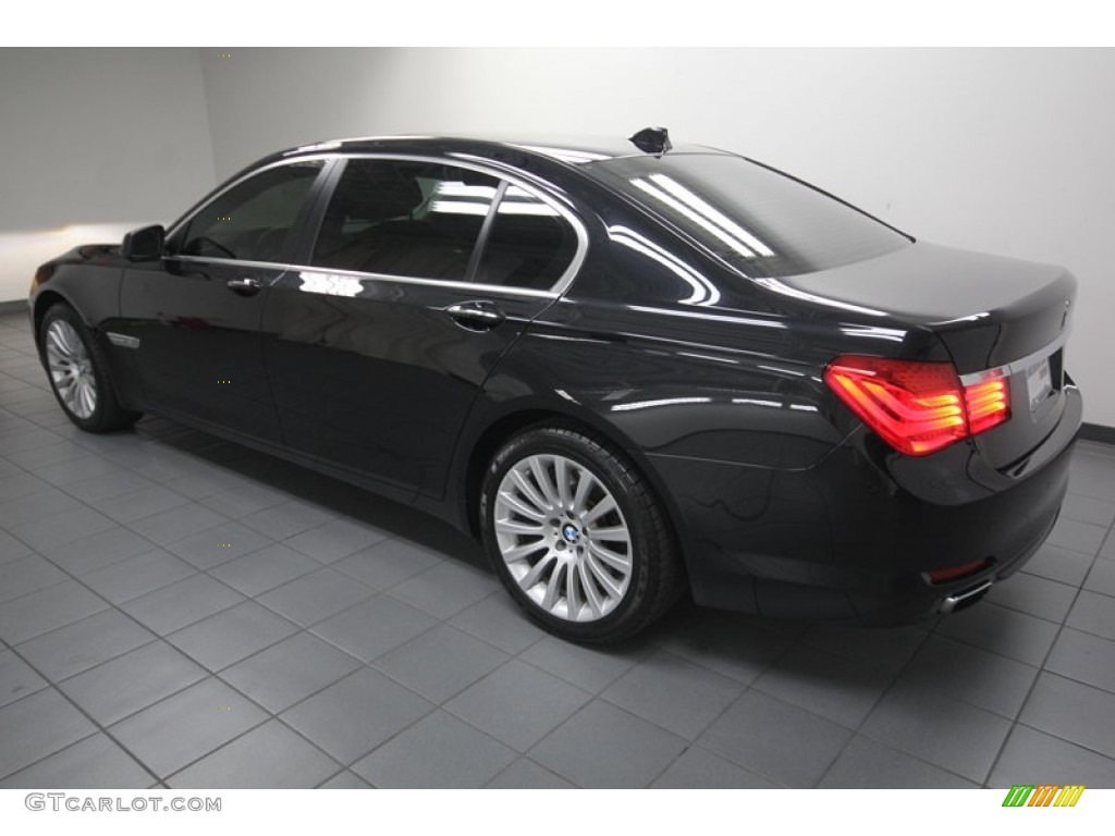 2012 7 Series 750Li xDrive Sedan - Black Sapphire Metallic / Black photo #5