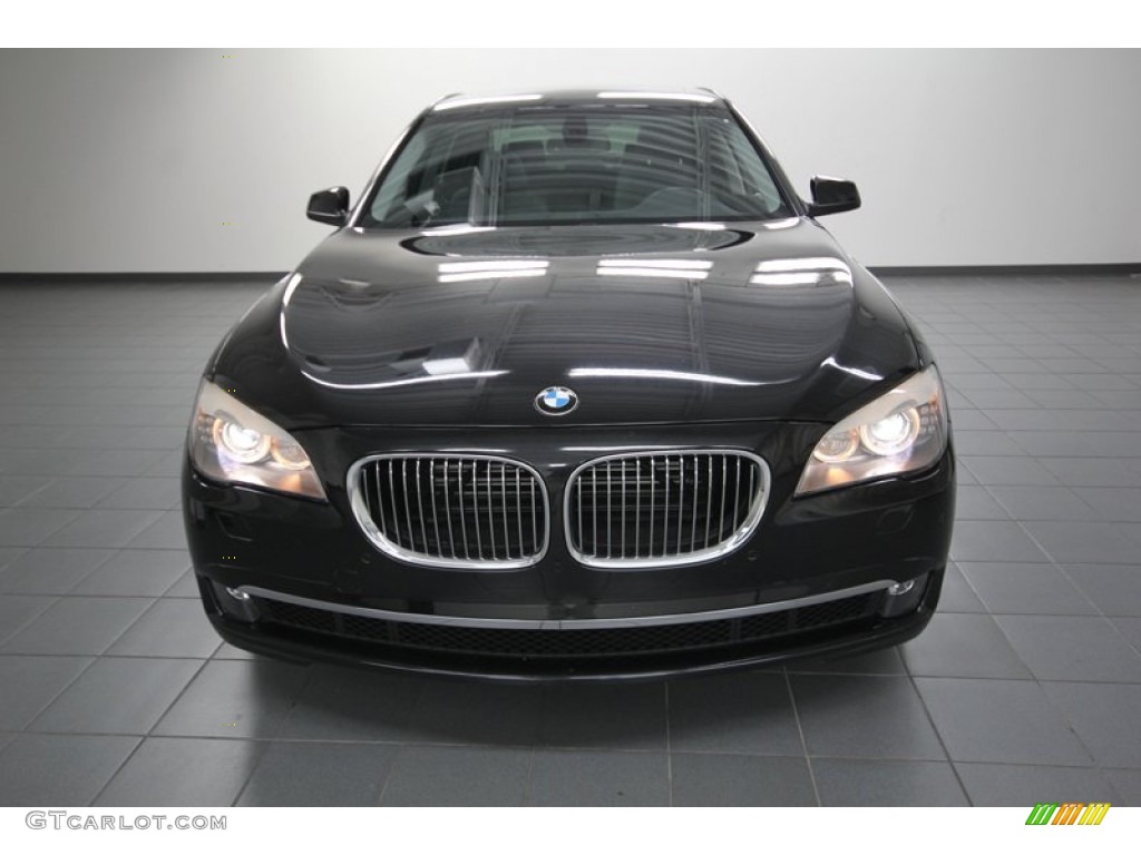 2012 7 Series 750Li xDrive Sedan - Black Sapphire Metallic / Black photo #6