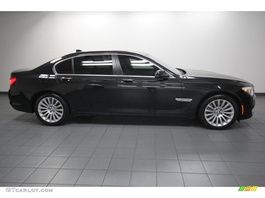 2012 7 Series 750Li xDrive Sedan - Black Sapphire Metallic / Black photo #7