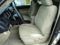 Sand Beige Front Seat Photo for 2011 Toyota Tacoma #82146010