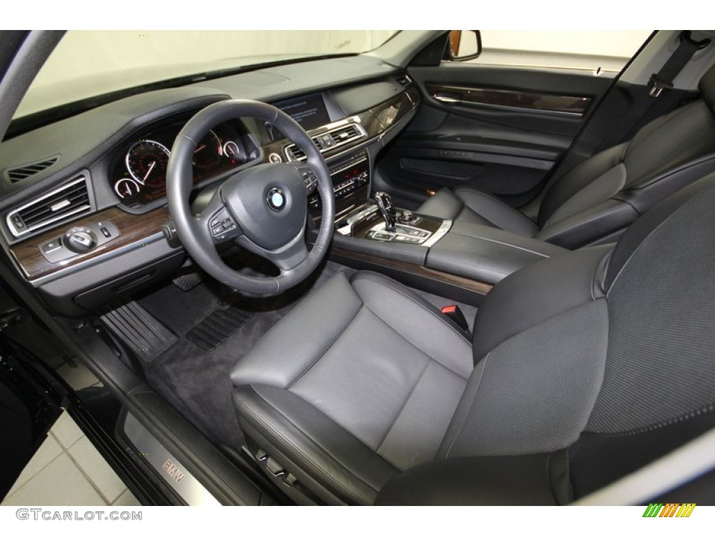 2012 7 Series 750Li xDrive Sedan - Black Sapphire Metallic / Black photo #13