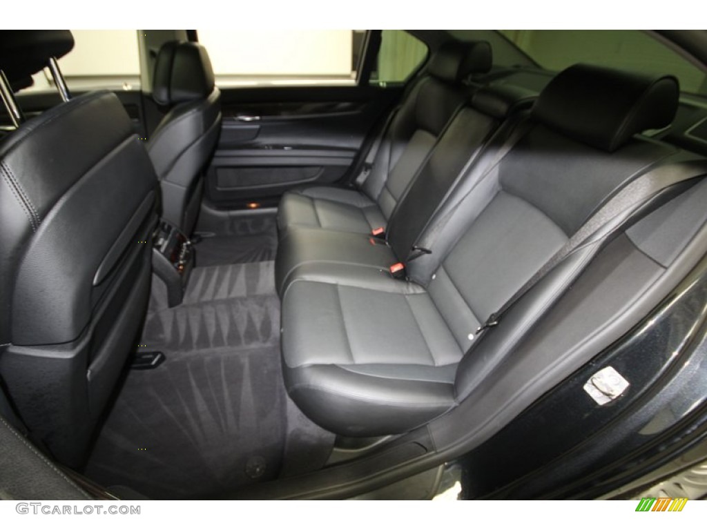 2012 7 Series 750Li xDrive Sedan - Black Sapphire Metallic / Black photo #14