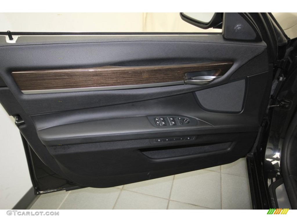 2012 7 Series 750Li xDrive Sedan - Black Sapphire Metallic / Black photo #15