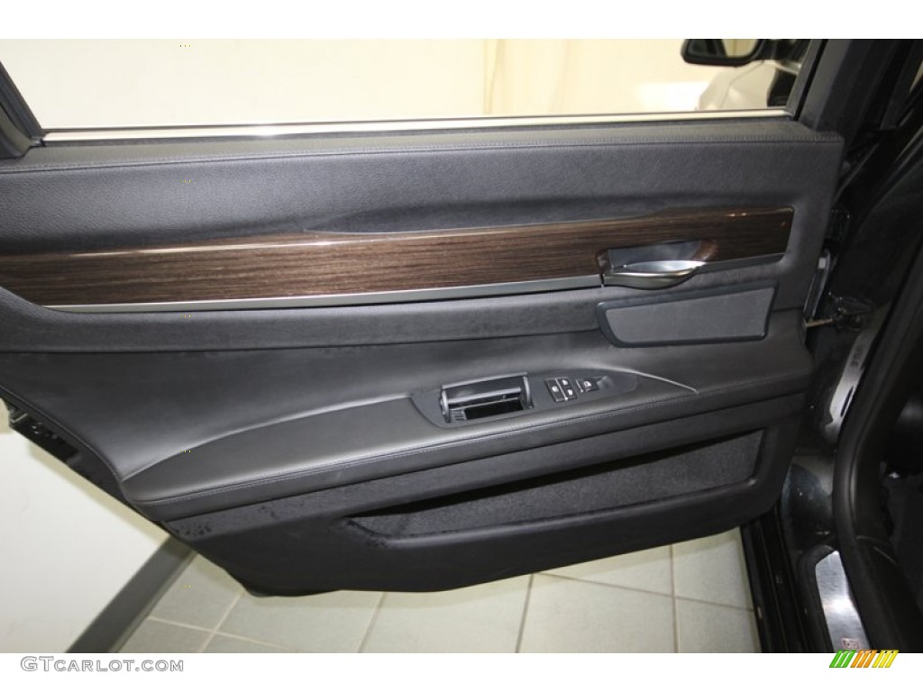 2012 7 Series 750Li xDrive Sedan - Black Sapphire Metallic / Black photo #32