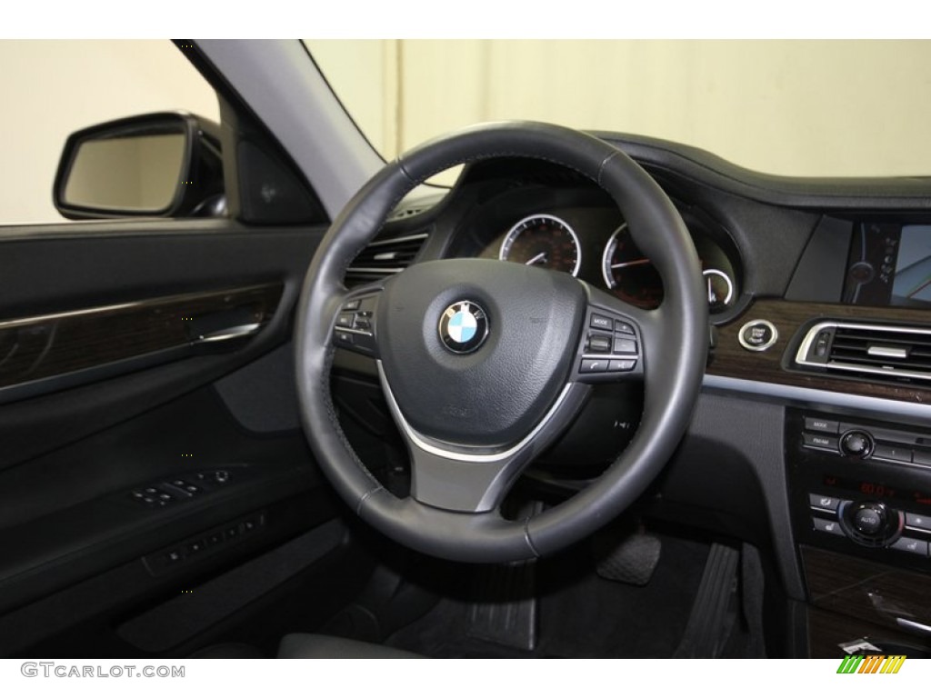 2012 7 Series 750Li xDrive Sedan - Black Sapphire Metallic / Black photo #34