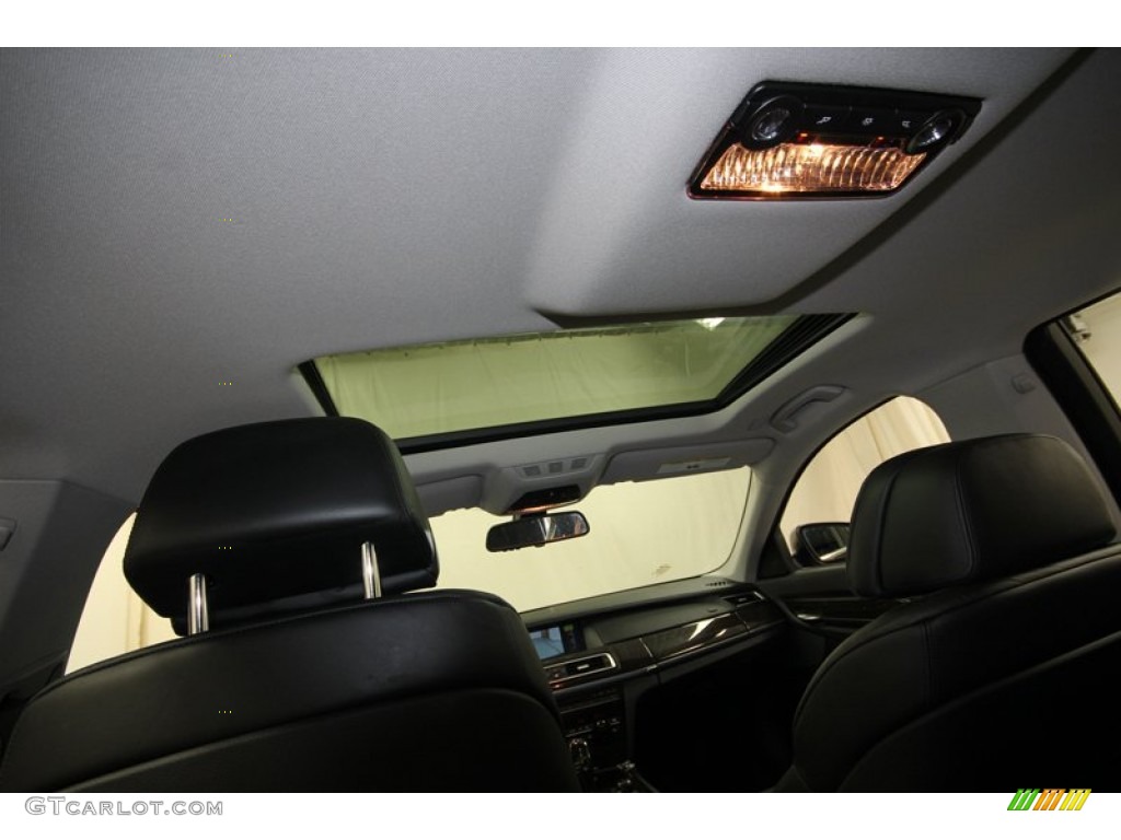 2012 7 Series 750Li xDrive Sedan - Black Sapphire Metallic / Black photo #36