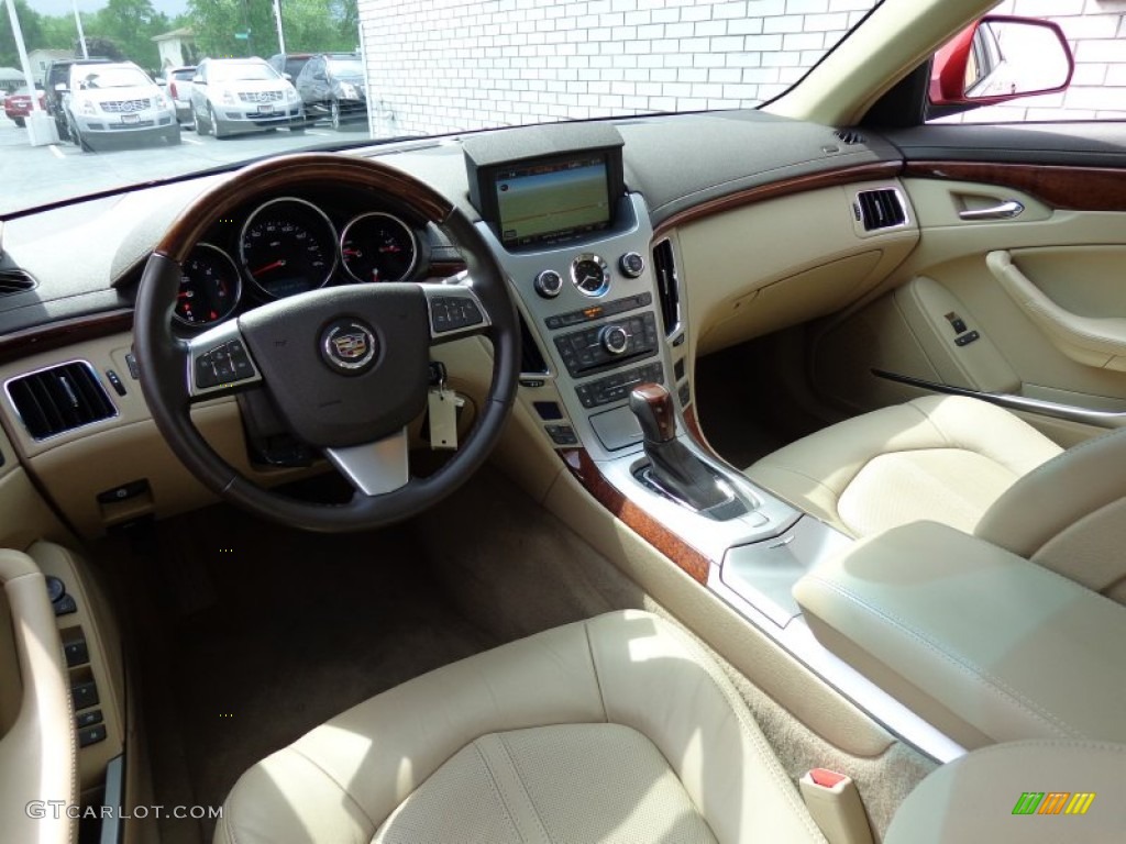 Cashmere/Cocoa Interior 2010 Cadillac CTS 4 3.0 AWD Sedan Photo #82146682
