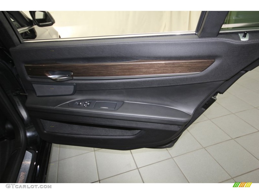 2012 7 Series 750Li xDrive Sedan - Black Sapphire Metallic / Black photo #41