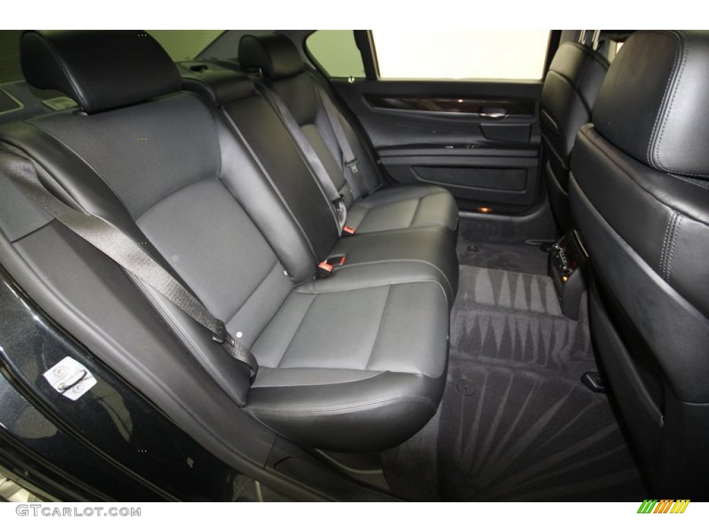 2012 7 Series 750Li xDrive Sedan - Black Sapphire Metallic / Black photo #43