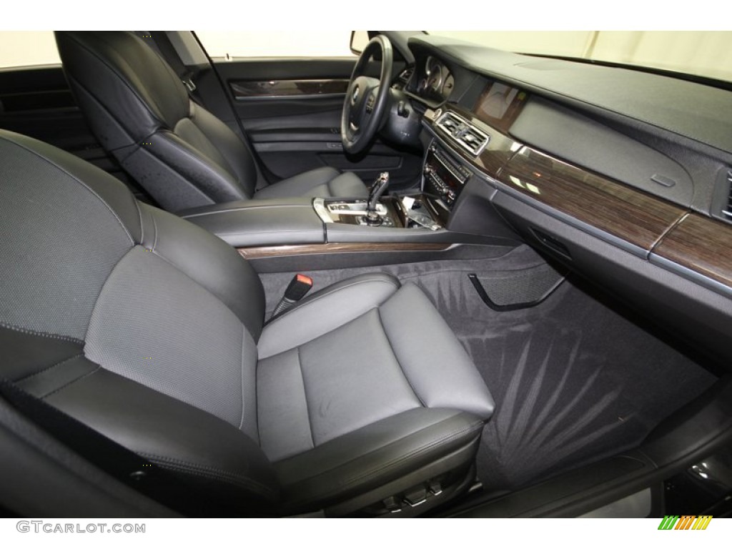 2012 7 Series 750Li xDrive Sedan - Black Sapphire Metallic / Black photo #44