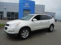 White Diamond Tricoat 2012 Chevrolet Traverse LT AWD