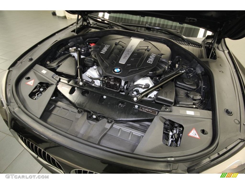 2012 7 Series 750Li xDrive Sedan - Black Sapphire Metallic / Black photo #52