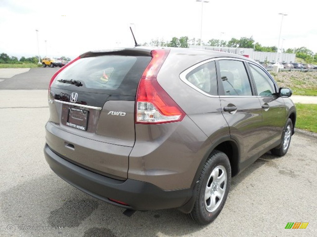 2013 CR-V LX AWD - Urban Titanium Metallic / Black photo #18