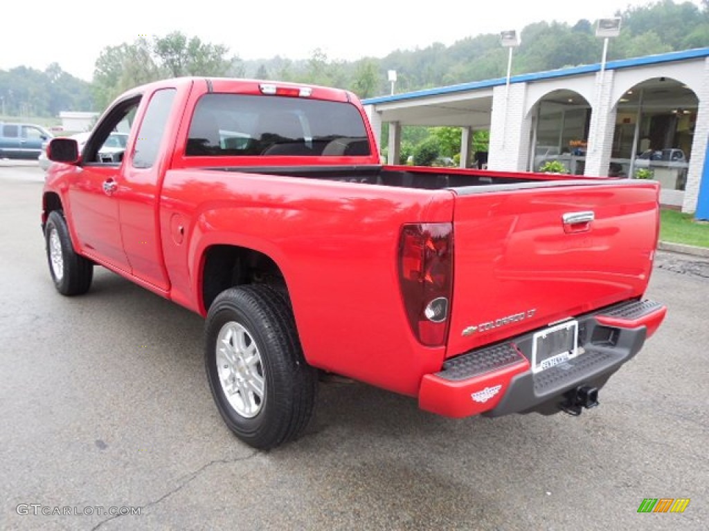 2011 Colorado LT Extended Cab 4x4 - Victory Red / Ebony photo #4