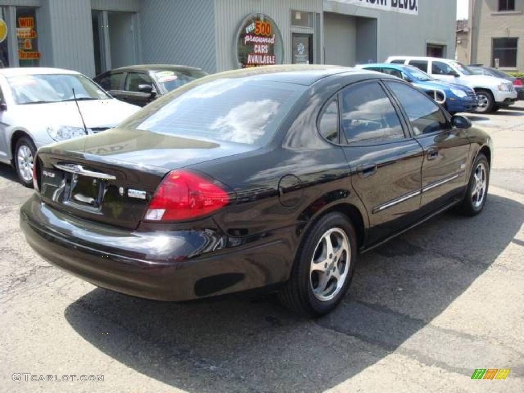 2003 Taurus SEL - Black / Medium Parchment photo #2