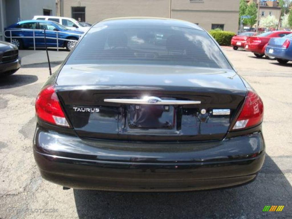 2003 Taurus SEL - Black / Medium Parchment photo #3