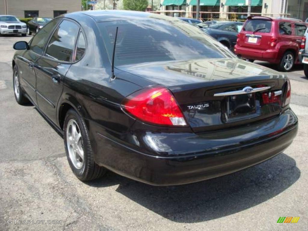 2003 Taurus SEL - Black / Medium Parchment photo #4
