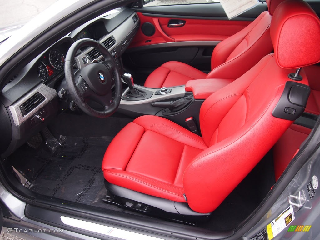 Coral Red/Black Dakota Leather Interior 2011 BMW 3 Series 335i Coupe Photo #82149295