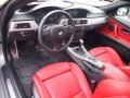 Coral Red/Black Dakota Leather 2011 BMW 3 Series 335i Coupe Interior Color