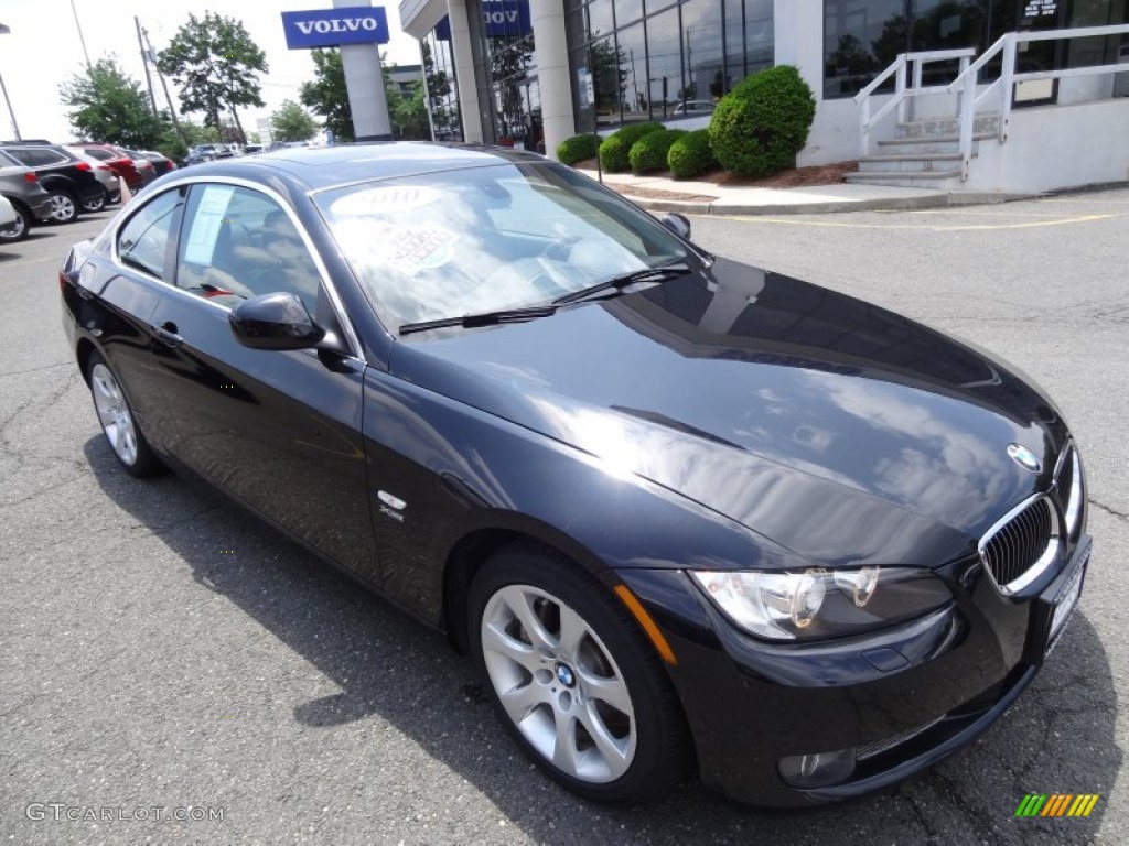 2010 3 Series 335i xDrive Coupe - Black Sapphire Metallic / Black photo #1