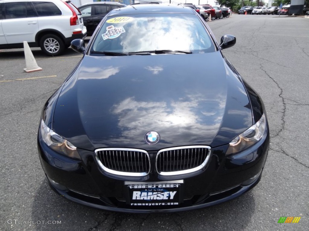 2010 3 Series 335i xDrive Coupe - Black Sapphire Metallic / Black photo #9