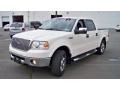 2007 White Sand Tri-Coat Ford F150 Lariat SuperCrew 4x4  photo #1