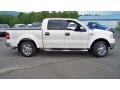 2007 White Sand Tri-Coat Ford F150 Lariat SuperCrew 4x4  photo #4