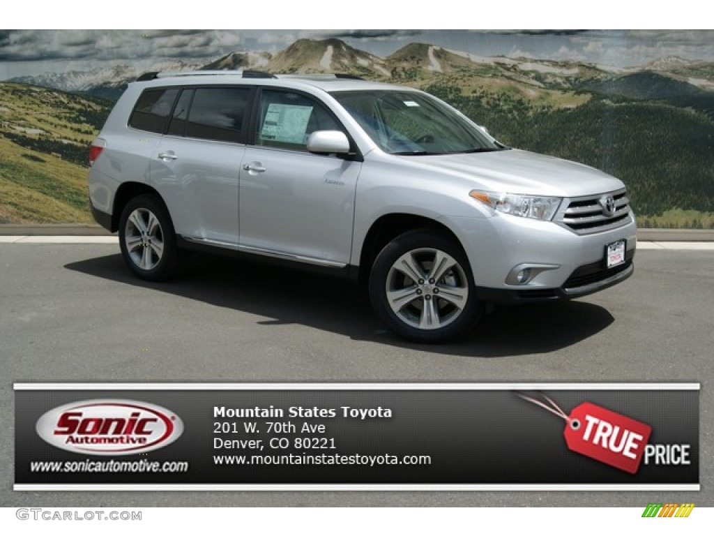 2013 Highlander Limited 4WD - Classic Silver Metallic / Ash photo #1