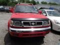 2000 Aztec Red Nissan Frontier SE Crew Cab 4x4  photo #2