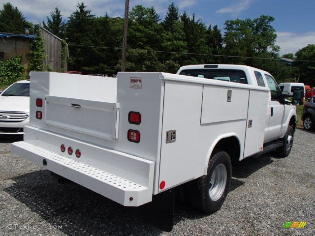 Oxford White 2013 Ford F350 Super Duty XL SuperCab 4x4 Utility Truck Exterior Photo #82151545