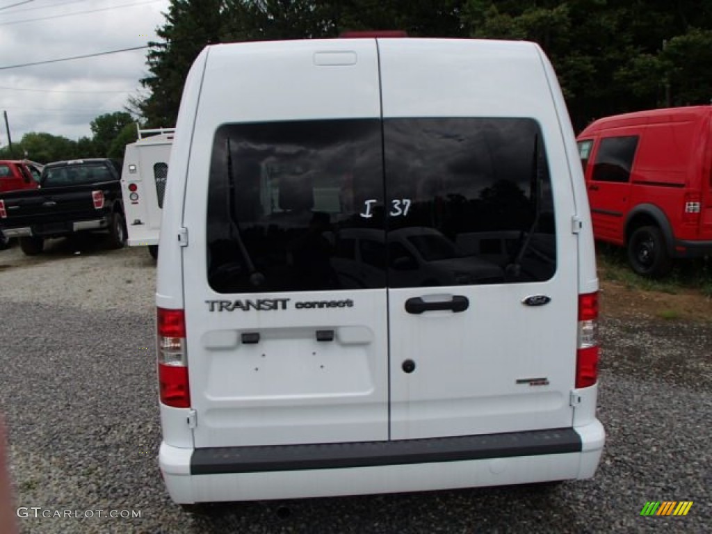 2013 Transit Connect XLT Van - Frozen White / Dark Gray photo #7