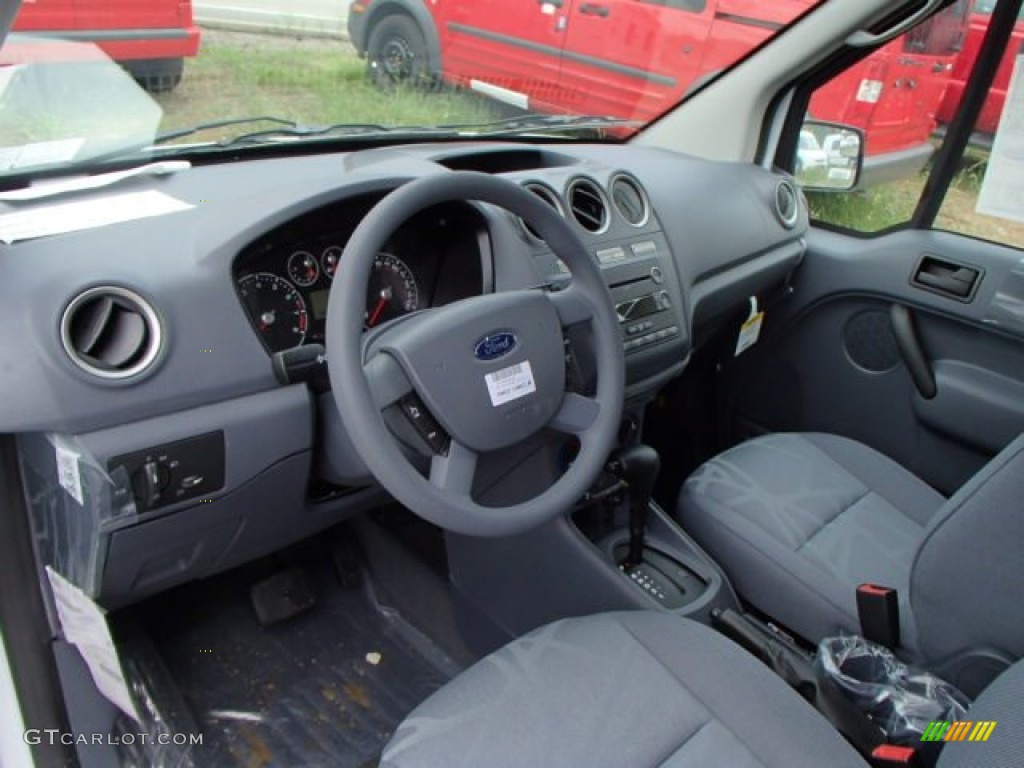 2013 Transit Connect XLT Van - Frozen White / Dark Gray photo #10