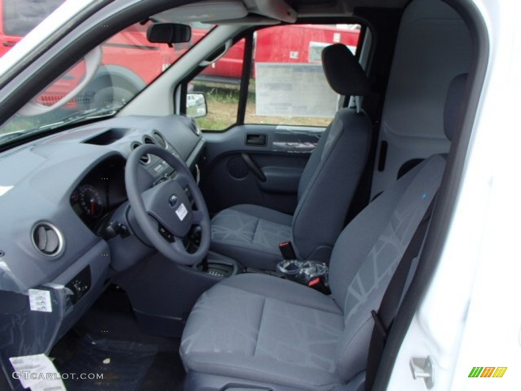 2013 Transit Connect XLT Van - Frozen White / Dark Gray photo #11