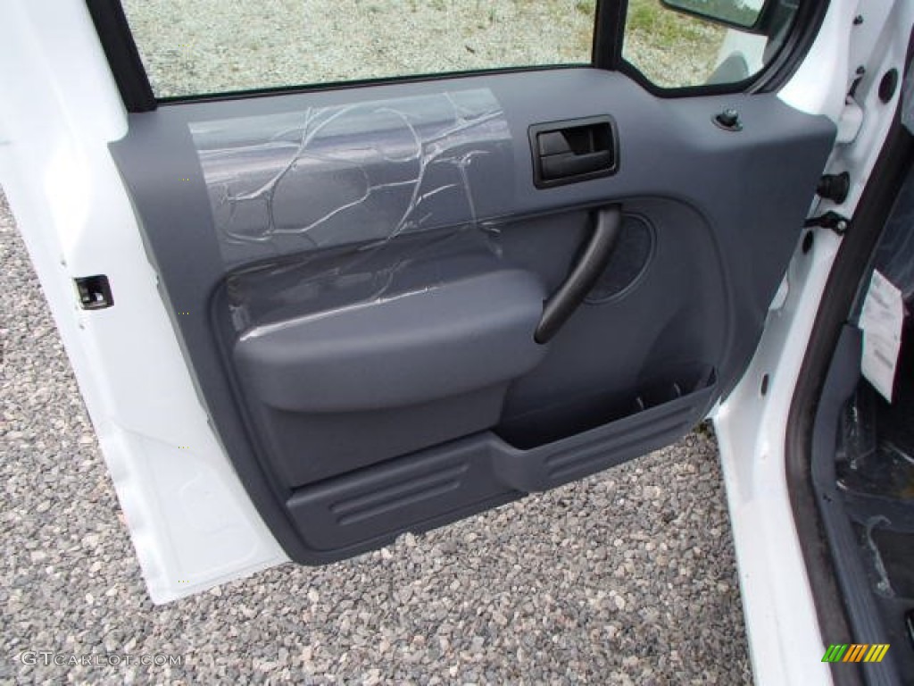 2013 Transit Connect XLT Van - Frozen White / Dark Gray photo #12
