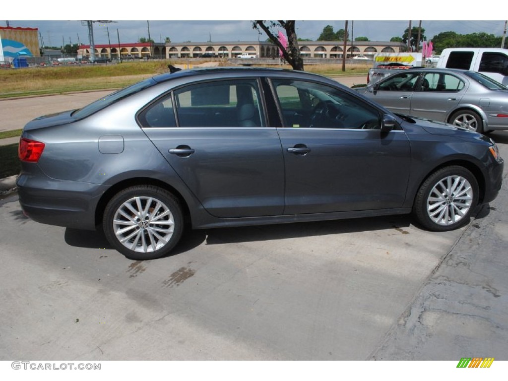 2013 Jetta TDI Sedan - Platinum Gray Metallic / Titan Black photo #8