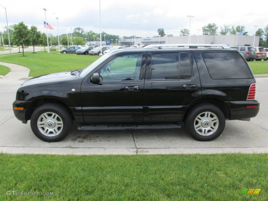 2003 Mountaineer Premier AWD - Black / Dark Graphite photo #6