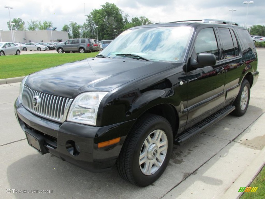 2003 Mountaineer Premier AWD - Black / Dark Graphite photo #7
