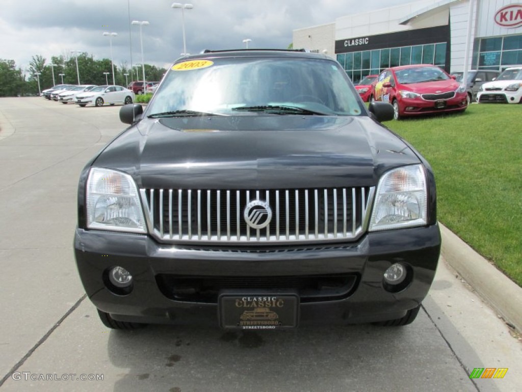 2003 Mountaineer Premier AWD - Black / Dark Graphite photo #8
