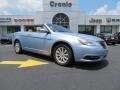 Crystal Blue Pearl Coat 2012 Chrysler 200 Touring Convertible