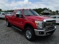 Vermillion Red 2013 Ford F250 Super Duty XLT SuperCab 4x4 Exterior