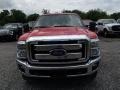 2013 Vermillion Red Ford F250 Super Duty XLT Crew Cab 4x4  photo #3