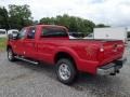 2013 Vermillion Red Ford F250 Super Duty XLT Crew Cab 4x4  photo #6