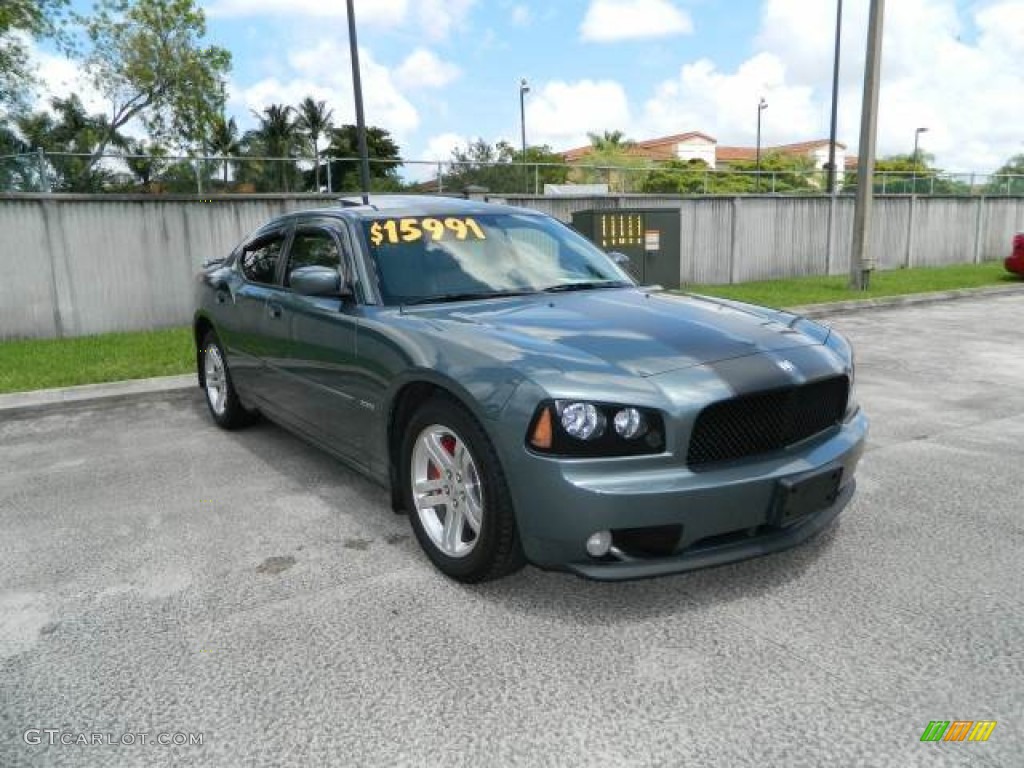 2006 Charger R/T - Magnesium Pearlcoat / Dark Slate Gray/Light Graystone photo #1