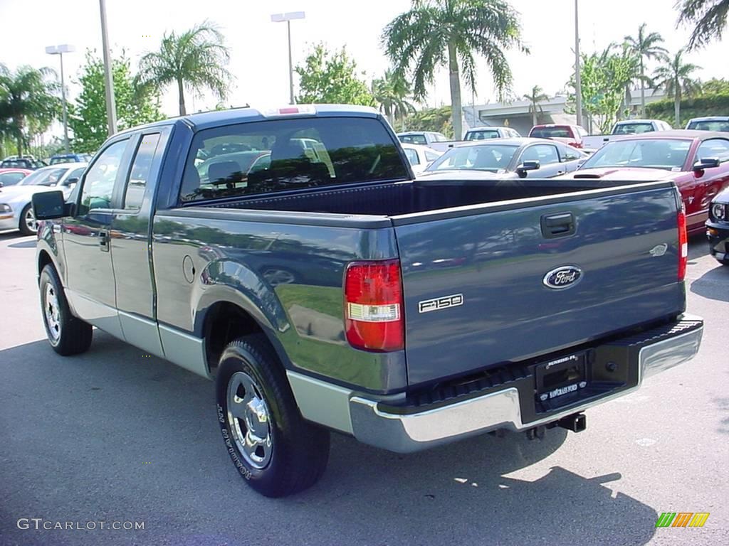 2006 F150 XLT SuperCab - Medium Wedgewood Blue Metallic / Medium Flint photo #6