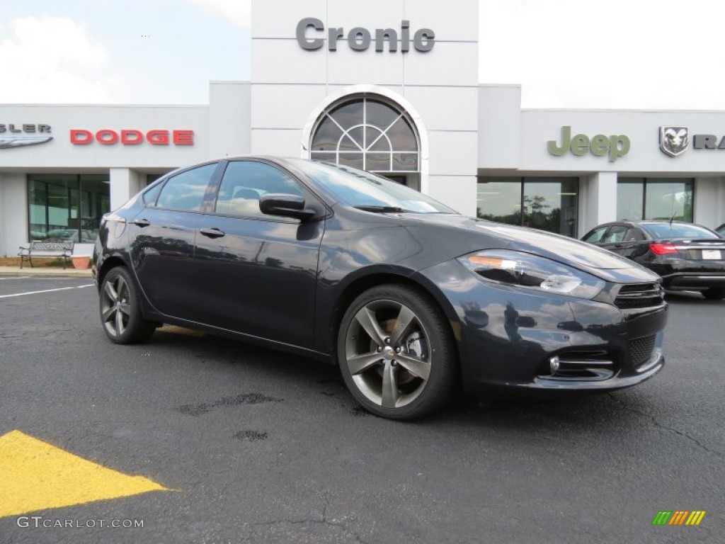 2013 Dart Rallye - Maximum Steel Metallic / Black/Light Diesel Gray photo #1